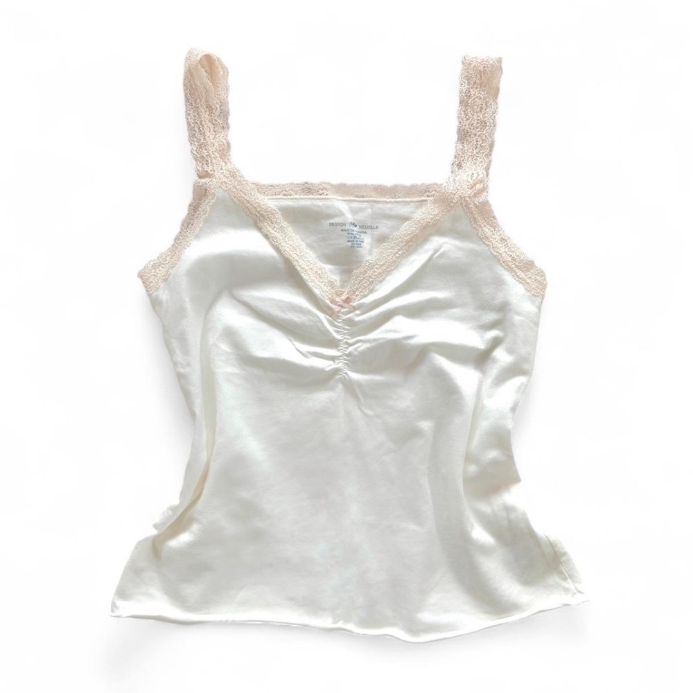 Brandy Melville White Archie Tank Top